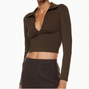 Babaton Contour Polo Long sleeve